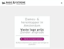 Tablet Screenshot of basicandextreme.nl